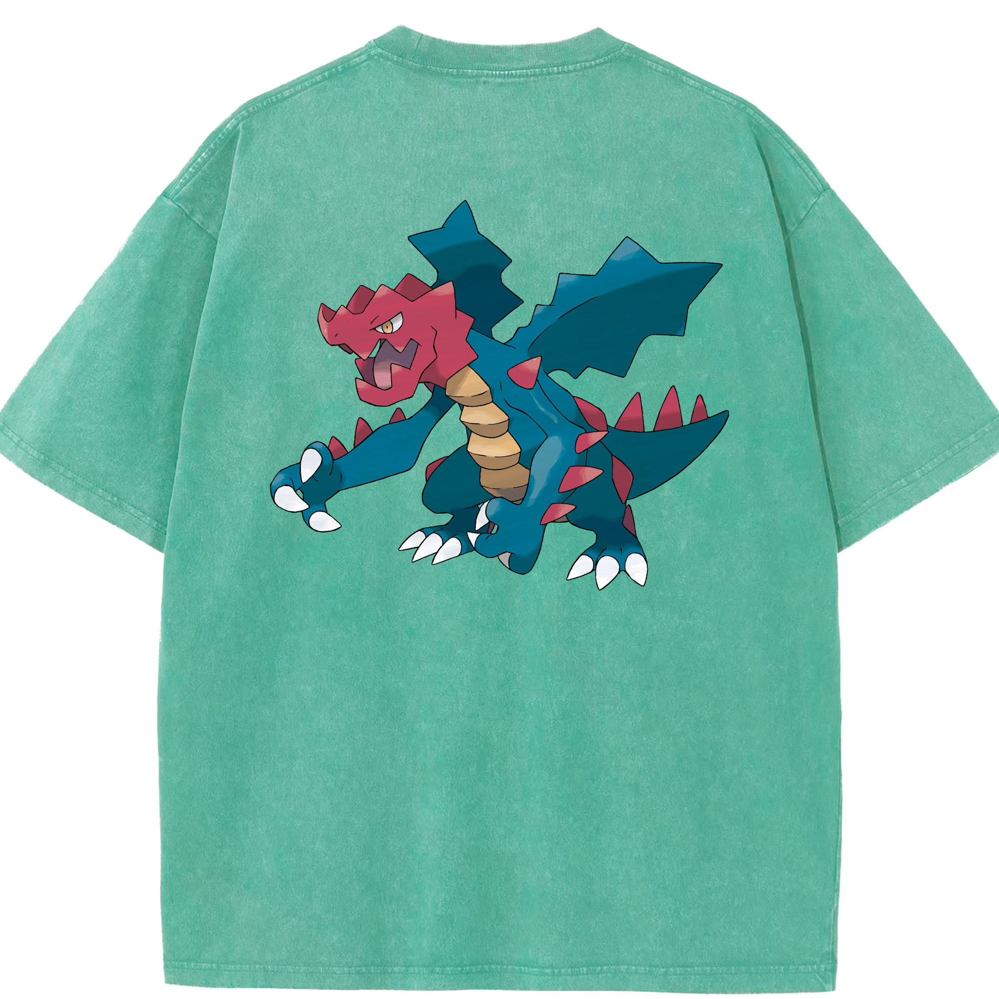 （画像用） ポケットモンスター Pokémon 綿100% ヴィンテージ風 半袖Tシャツ（背面プリント）